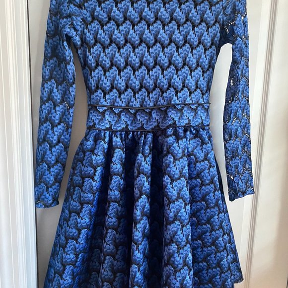 Dark blue long sleeve cocktail dress, size 1, Maje - Picture 9 of 15